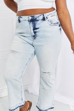 Camille Acid Wash Crop Straight Jeans