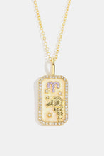 Rhinestone Zodiac Necklace