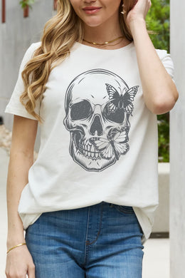 Skull Butterfly Tee