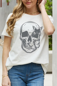 Skull Butterfly Tee
