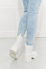 Work For It Matte White Chelsea Boots