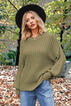 Pippa Round Neck Lantern Sleeve Sweater