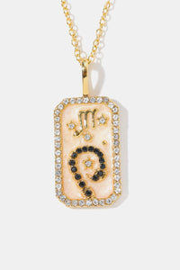 Rhinestone Zodiac Necklace