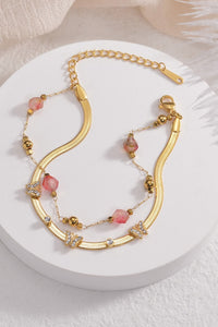 Butterfly Double-Layered Bracelet