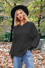 Pippa Round Neck Lantern Sleeve Sweater