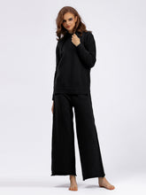 Lennon Long Sleeve Hooded Sweater and Knit Pants Set