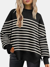 Cadenza Drop Shoulder Slit Sweater