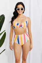 Take A Dip Twist Striped Two-Piece