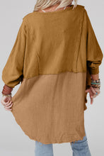 Kaia Curved Hem Dolman Sleeve Top