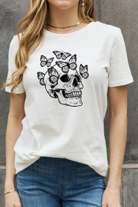 Butterfly Skull Tee