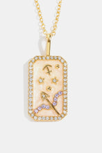 Rhinestone Zodiac Necklace