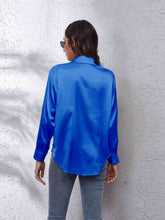 Luciana Collared Neck Buttoned Long Sleeve Shirt