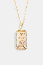 Rhinestone Zodiac Necklace