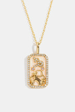 Rhinestone Zodiac Necklace