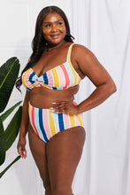 Take A Dip Twist Striped Two-Piece