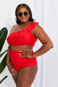 Seaside Romance Red Two-Piece