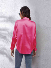 Luciana Collared Neck Buttoned Long Sleeve Shirt