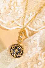 Vintage Blue Sandstone Necklace