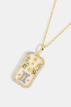 Rhinestone Zodiac Necklace