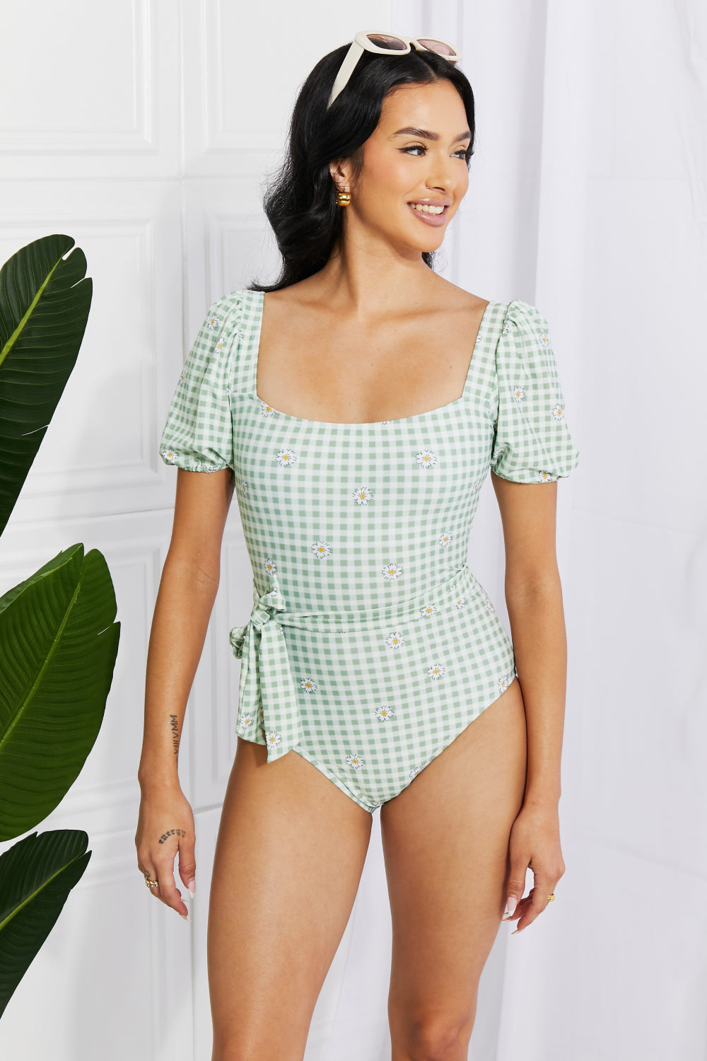 Salty Air Puff Sleeve One-Piece