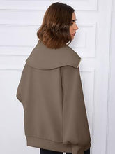 Amira Half-Zip Lantern Sleeve Top