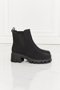 Work For It Black Chelsea Boots