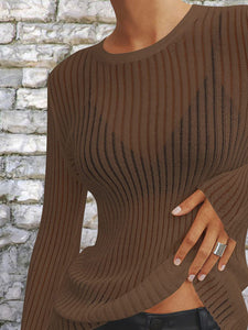 Britany Ribbed Knit Top