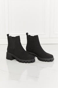 Work For It Black Chelsea Boots