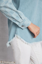 Dua Checkered Denim Jacket