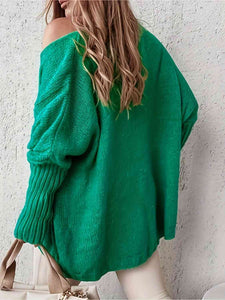 Marca Cable Knit Long Sleeve Sweater