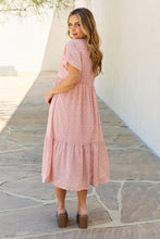 Spring Baby Peach Kimono Dress