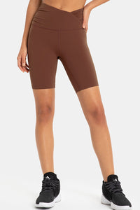 Nikki V-Waist Biker Shorts