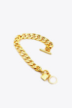 Lock Charm Bracelet - Black Petunia Ct