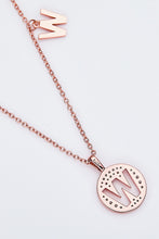 Initial Necklace U-Z