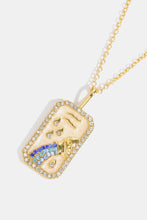 Rhinestone Zodiac Necklace