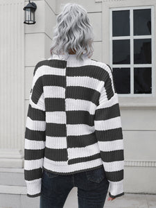 Penelope Two-Tone Sweater