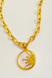Retro Sun and Moon Necklace