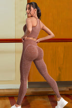 Alana Ribbed Sports Tank and Leggings Set