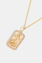 Rhinestone Zodiac Necklace
