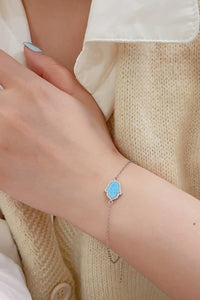 Opal Hamsa Bracelet