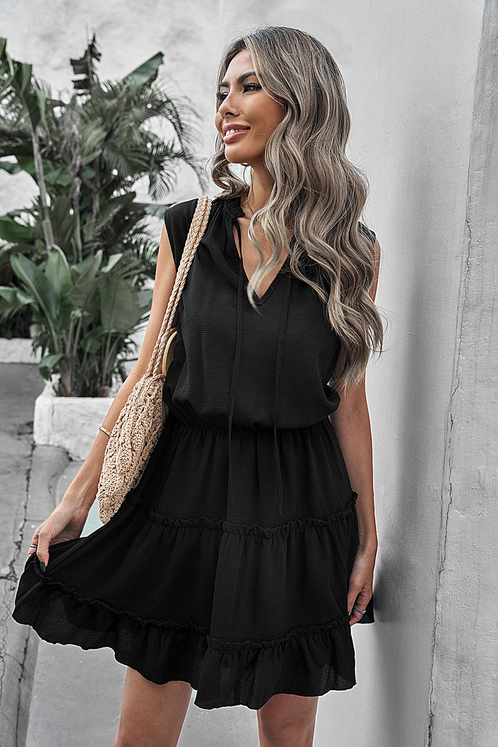 Frills Mini Dress