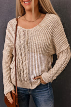 Cora Exposed Seam Sweater