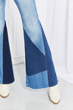 Sienna Full Size Color Block Flare Jeans