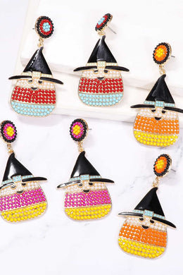 Witch's Hat Dangle Earrings