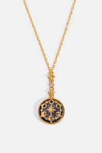 Vintage Blue Sandstone Necklace