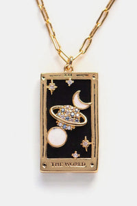 Tarot Card Pendant Necklace