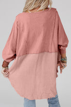Kaia Curved Hem Dolman Sleeve Top