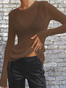 Britany Ribbed Knit Top