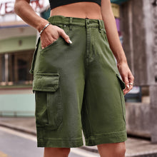 Lucky Girl Denim Cargo Shorts