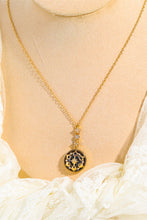 Vintage Blue Sandstone Necklace